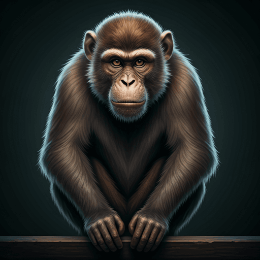 Playful monkey character illustration from a SeeMe Learn book