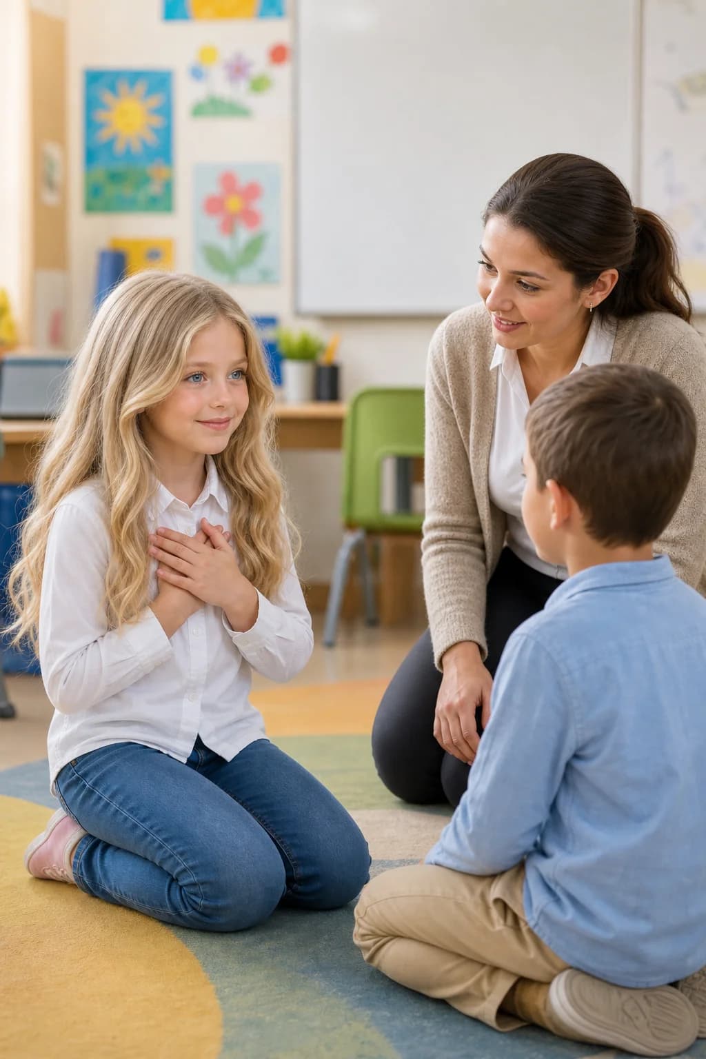 Cover of Kind Words Help Us Feel Safe at School